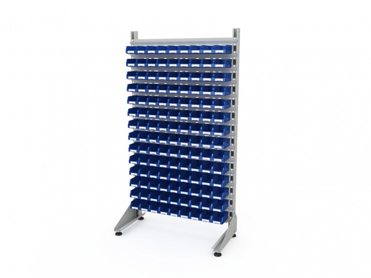 Стеллаж для пластиковых лотков SORTEX односторонний 1800x1000x450.01 купить в Калуге Стеллаж для пластиковых лотков SORTEX односторонний 1800x1000x450.01 купить в Калуге