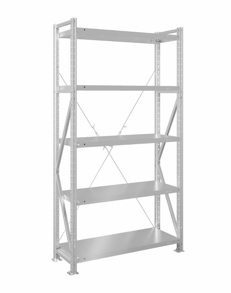 Стеллаж MS U 2000x700x1000 5 полок (350 кг, металл) купить в Калуге