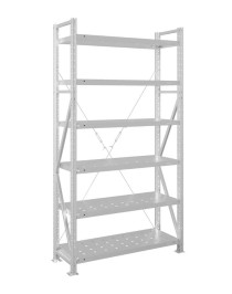 Стеллаж MS U 2500x700x800 6 полок (400 кг, перф) Стеллаж MS U 2500x700x800 6 полок (400 кг, перф)