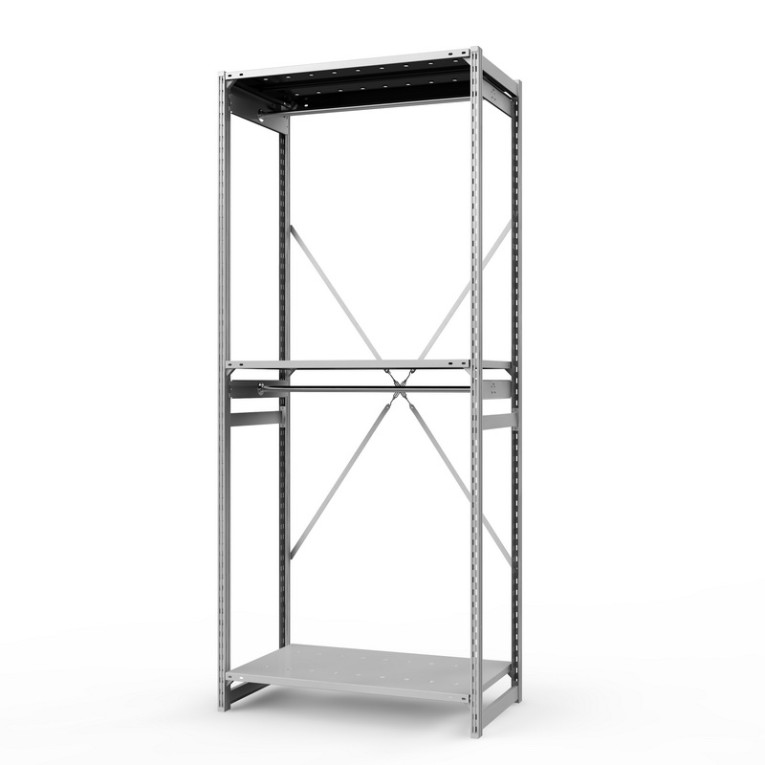 Стеллаж металлический ТСУ Универсал, 2500х1060х500 мм.Штанги: 2шт. Полки: металл усил. перф. 3 шт. купить в Калуге