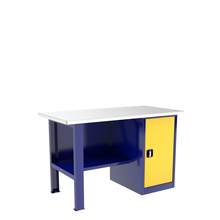 Однотумбовый слесарный верстак ВП-2/1,4 купить в Калуге Однотумбовый слесарный верстак ВП-2/1,4 купить в Калуге