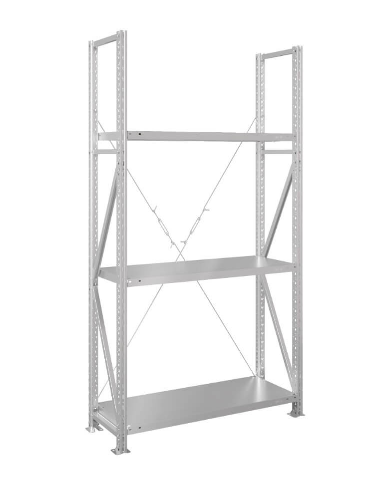 Стеллаж MS U 2000x700x500 3 полки (300 кг, металл) купить в Калуге