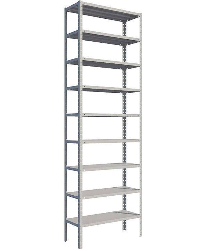 Стеллаж MS Strong 1850х700х300 9 полок купить в Калуге