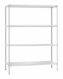 Стеллаж металлический Титан МС-500 2400х1500х300 4 полки Стеллаж металлический Титан МС-500 2400х1500х300 4 полки