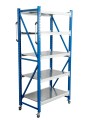 Стеллаж мобильный БиКом СТ-4 250x120x40 5 полок Стеллаж мобильный БиКом СТ-4 250x120x40 5 полок
