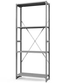 Стеллаж ТСУ 2000x1000x500 4 полки (300 кг, перф)