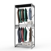 Стеллаж металлический ТСУ Универсал, 2500х1060х600 мм.Штанги: 2шт. Полки: металл перф. 3 шт. Стеллаж металлический ТСУ Универсал, 2500х1060х600 мм.Штанги: 2шт. Полки: металл перф. 3 шт.