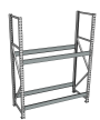Стеллаж грузовой СГР 3000x900x800 2 полки (без настила) Стеллаж грузовой СГР 3000x900x800 2 полки (без настила)