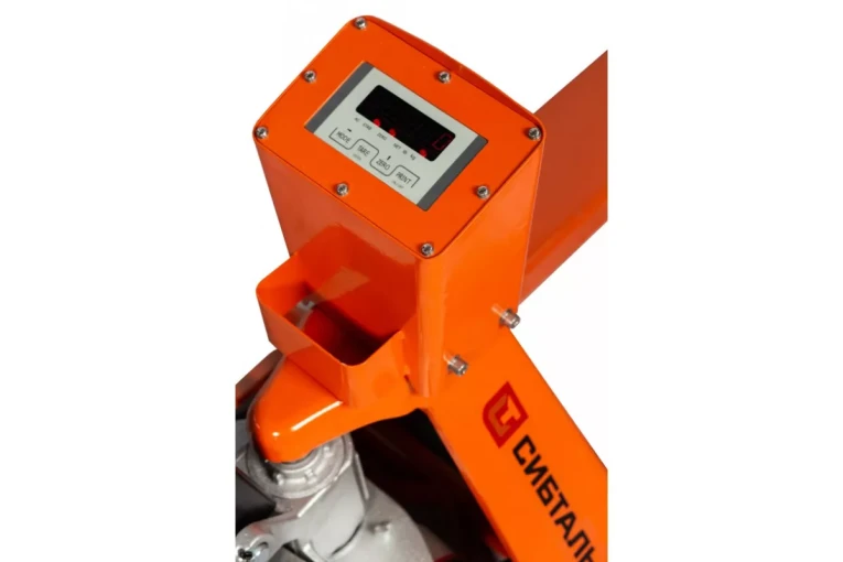 Гидравлическая тележка (рокла) ACR-ES c весами, 2,5 т, Вилы: 1150 Х 550, СибТаль, полиуретановые колеса купить в Калуге