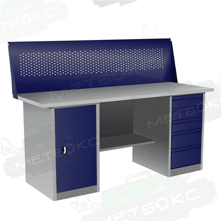 Верстак с тумбой и драйвером ВП-4/1,6 с экраном купить в Калуге Верстак с тумбой и драйвером ВП-4/1,6 с экраном купить в Калуге