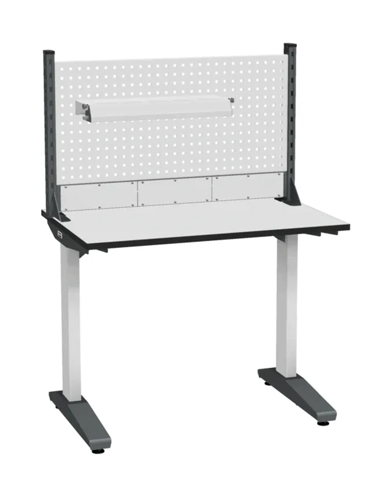 Стол монтажный ДиКом СР-100-01, ESD Thermopal, нерегулируемый, экран Э1, со светильником купить в Калуге