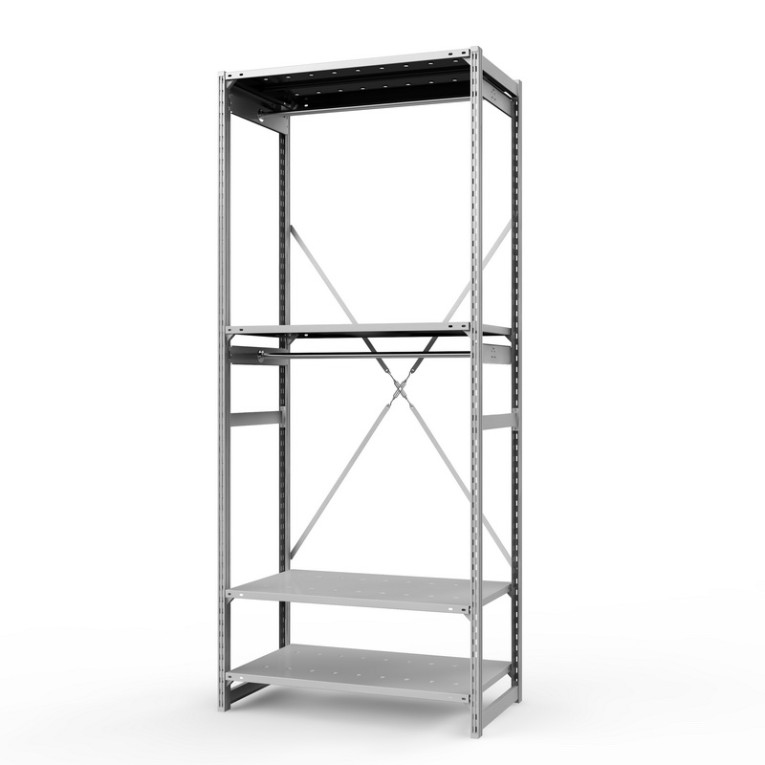 Стеллаж металлический ТСУ Универсал, 2500х1060х600 мм.Штанги: 2шт. Полки: металл усил. перф. 4 шт. купить в Калуге Стеллаж металлический ТСУ Универсал, 2500х1060х600 мм.Штанги: 2шт. Полки: металл усил. перф. 4 шт. купить в Калуге